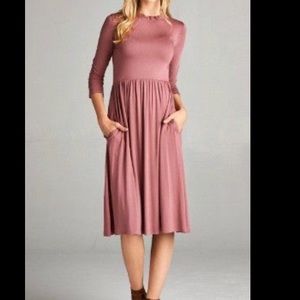 Mauve dress
